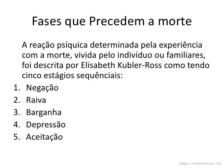 Quantos dias dura uma pessoa em fase terminal?