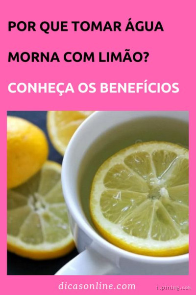 Quem tem refluxo pode tomar água morna com limão?