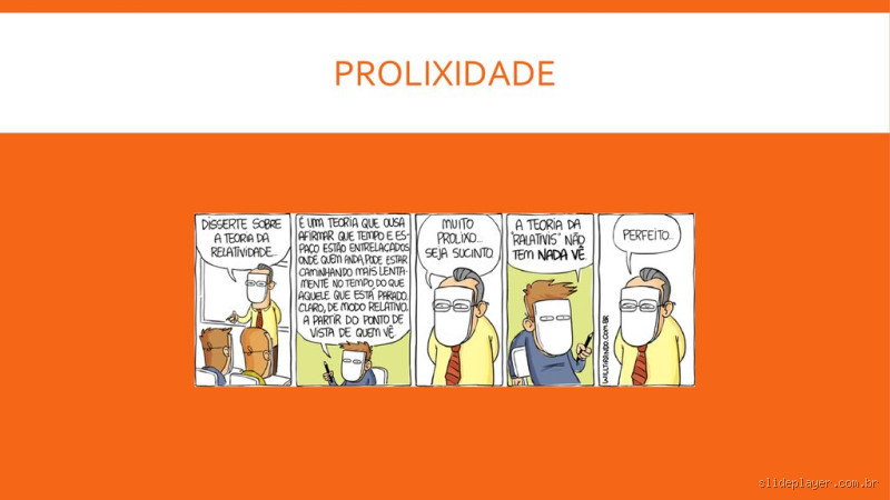 O que é prolixidade na comunicação?
