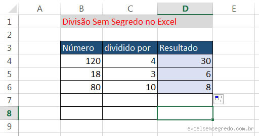Como dividir valores no Excel? Aprenda de forma simples e rápida