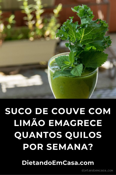 Quantos quilos eu posso perder com suco de couve?