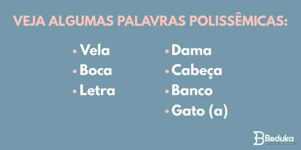 O que quer dizer a palavra polissêmica? Descubra com exemplos reais