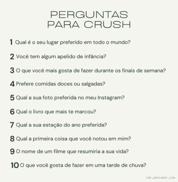 Quando o Crush responde rápido?